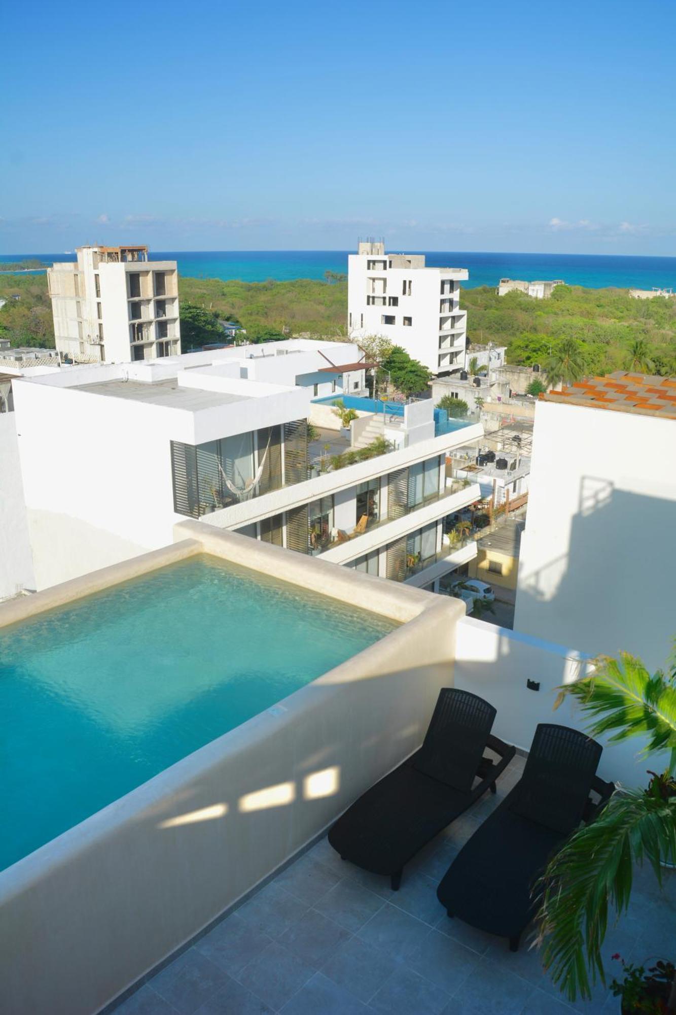 Apartment Stylish Ocean-view - Steps From 5th Avenue Playa del Carmen