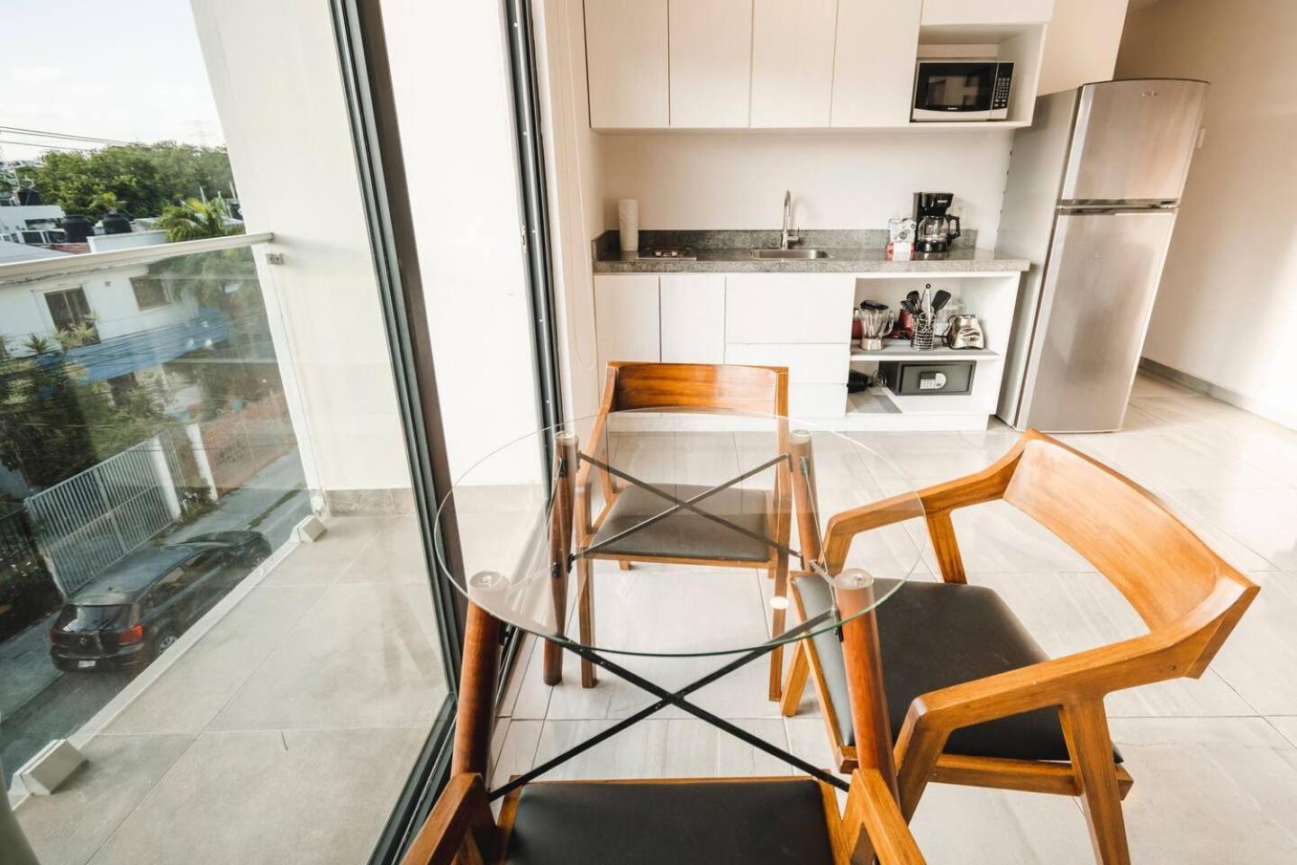 Apartment Estudio, Wifi, Tv, Cocina, Gym, Alberca, Seguridad *