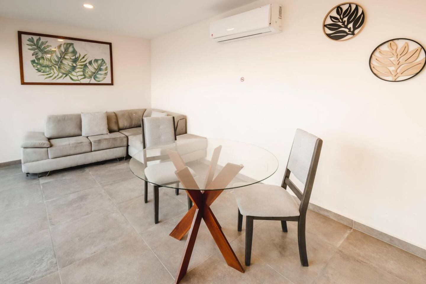 Apartment Estudio, Wifi, Tv, Cocina, Gym, Alberca, Seguridad