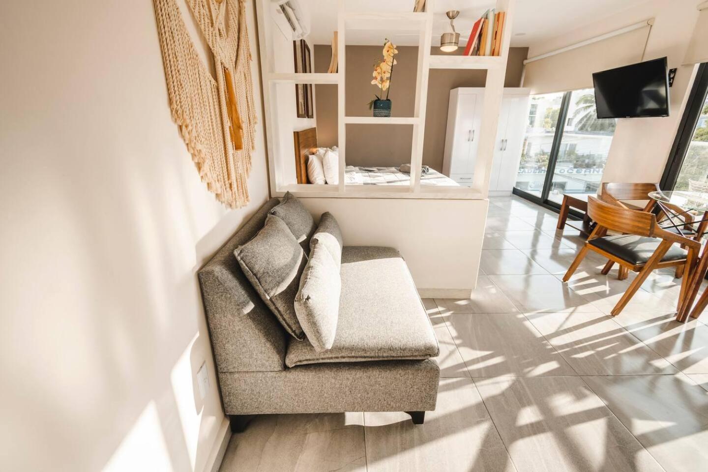 Apartment Estudio, Wifi, Tv, Cocina, Gym, Alberca, Seguridad