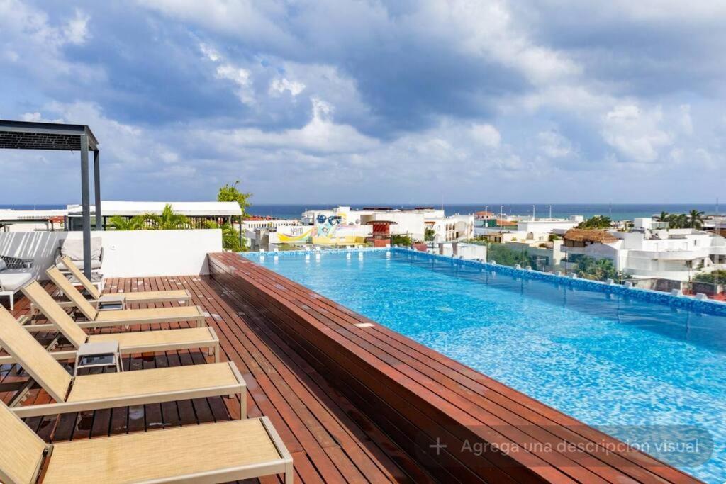 Pura Playa Luxury 5th Avenue Rooftop Ocean View Apartment Playa del Carmen
