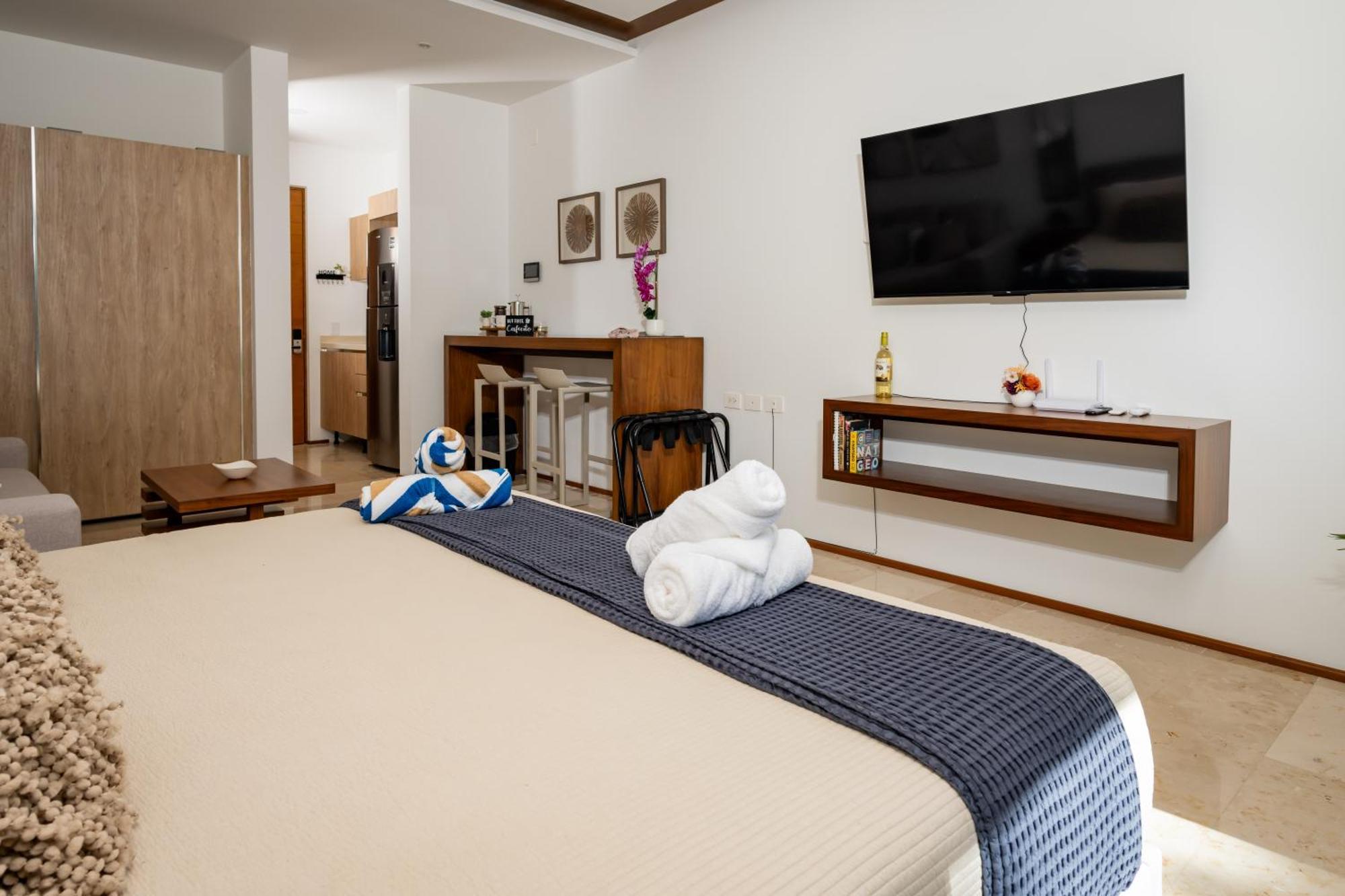 Acogedor Con Roof Vista Al Mar En Lil Towm Playa del Carmen