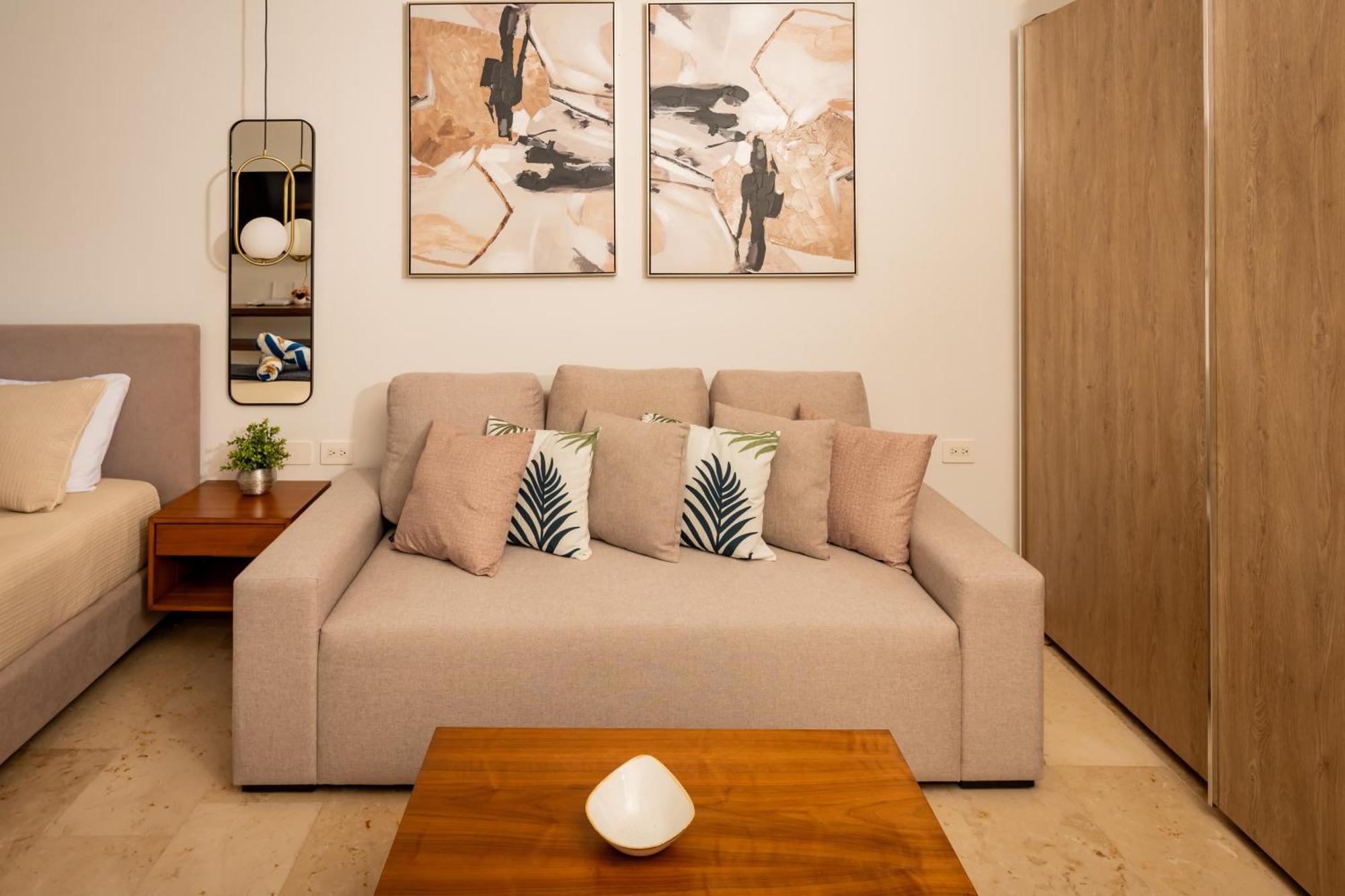 Acogedor Con Roof Vista Al Mar En Lil Towm Apartamento