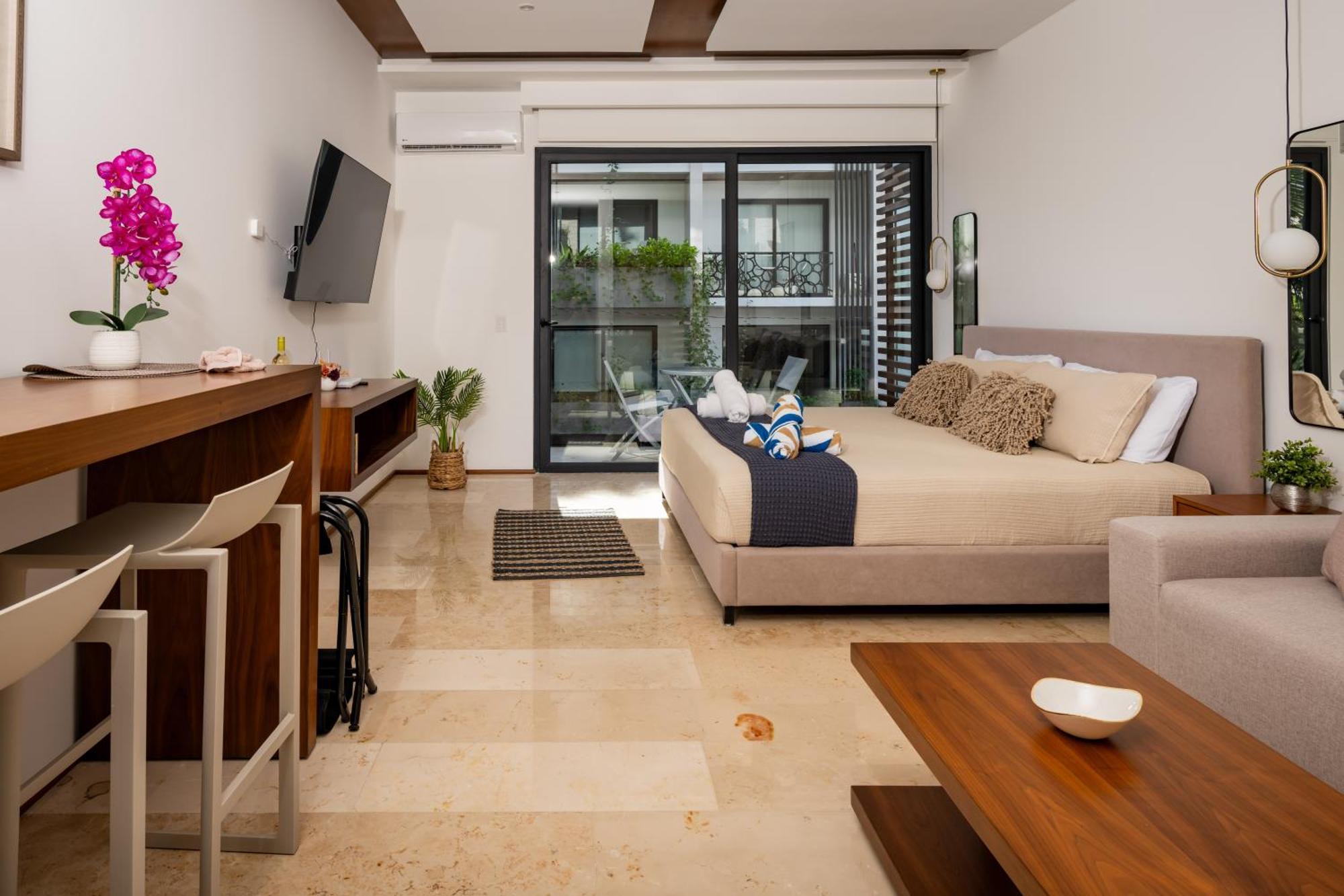 Acogedor Con Roof Vista Al Mar En Lil Towm Playa del Carmen