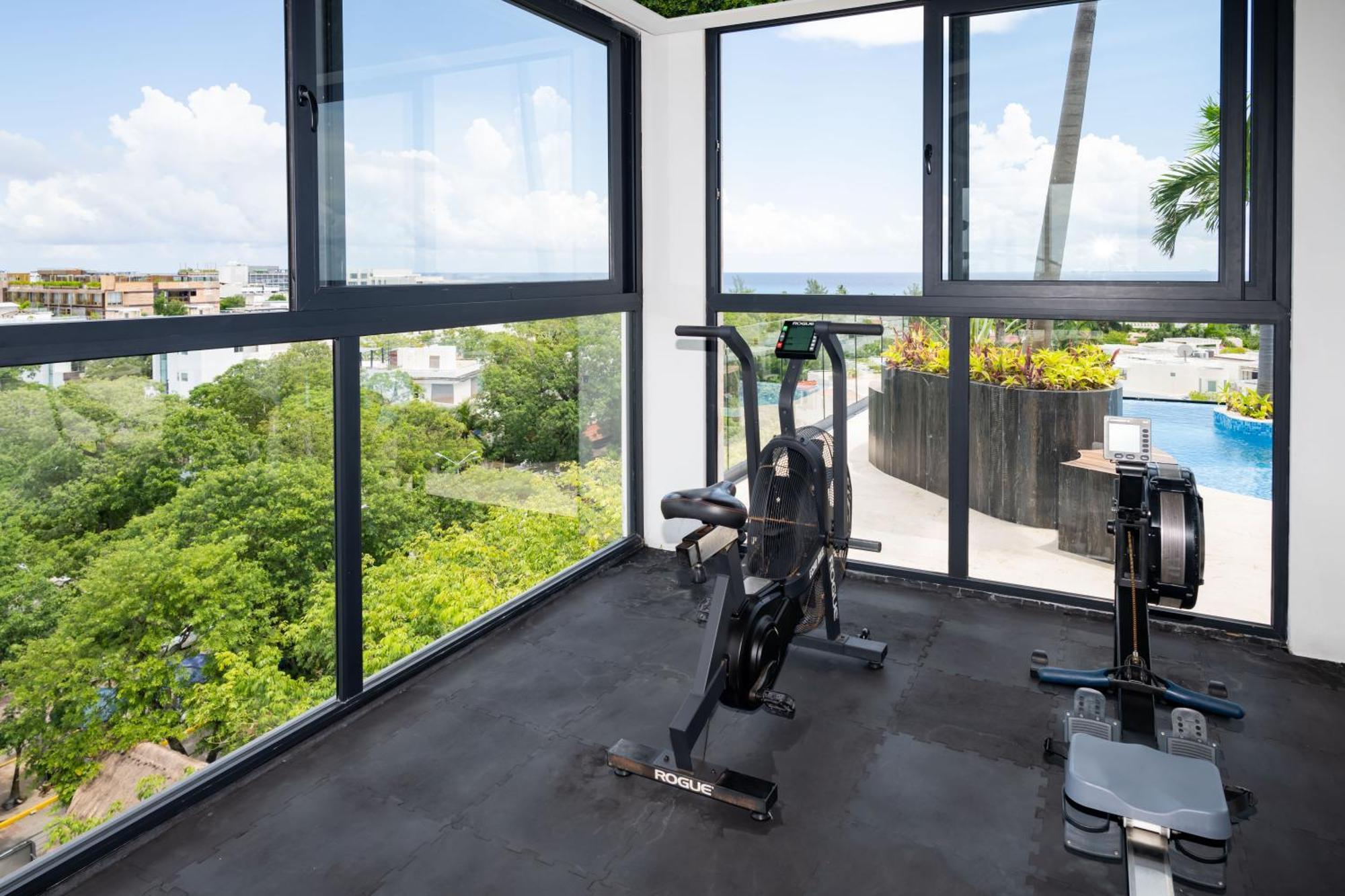 Acogedor Con Roof Vista Al Mar En Lil Towm Apartamento Playa del Carmen