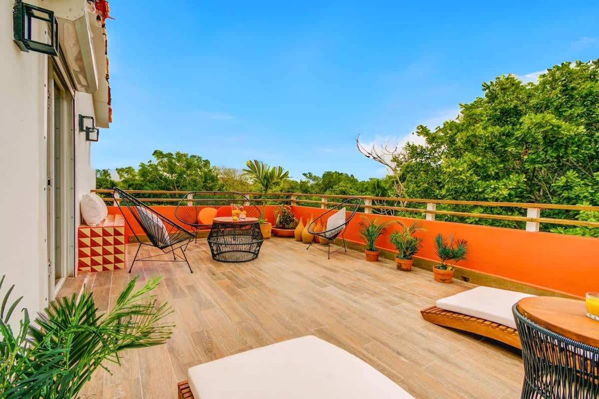 Nhà nghỉ Stylish Luxe Penthouse - Exclusive Gated Community Playa del Carmen
