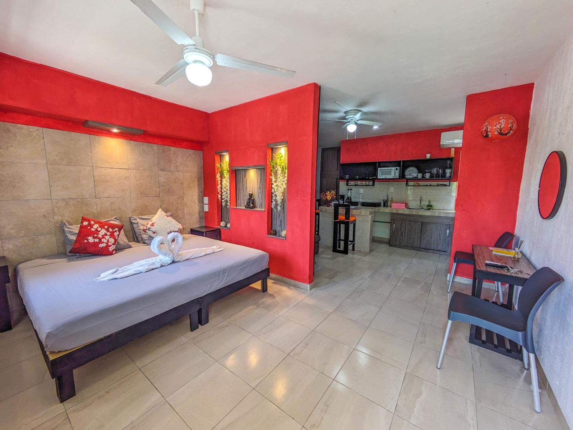 Apartamento 500m To Cenote L Memory Foam King Beds L Kitchen Bikes Ac 7a7b
