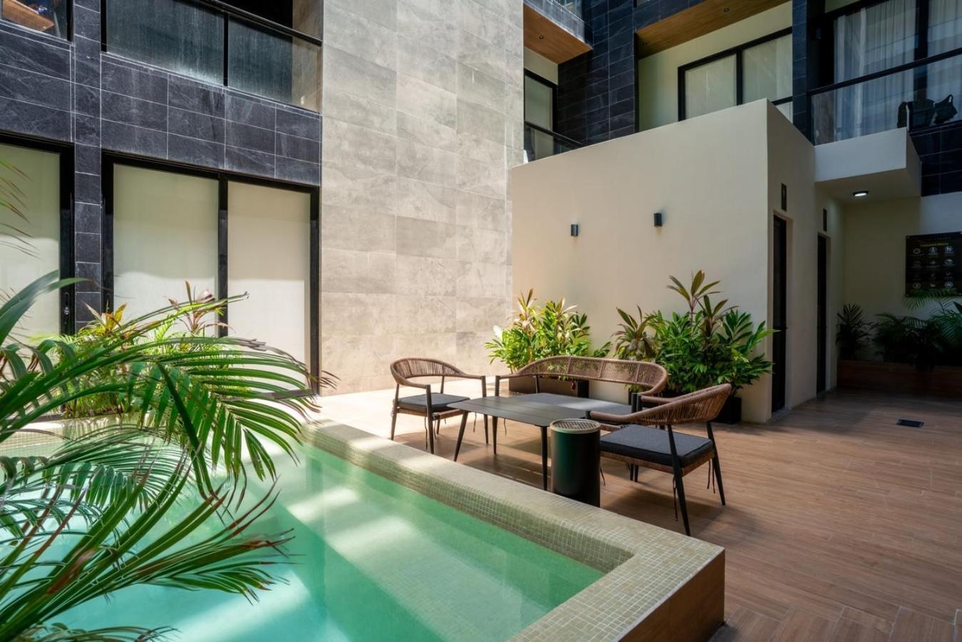 Apartment 2br W/ Rooftop Oceanview & Centric Location Playa del Carmen