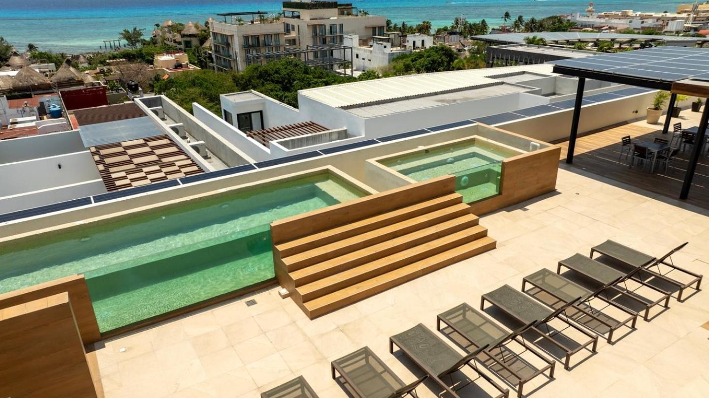 Luxury & W/ Rooftop Infinity Pool Apartamento Playa del Carmen