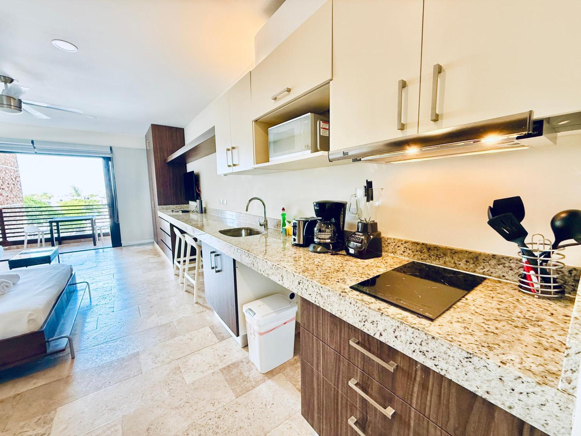 Apartment Large Studio, Large Rooftop Pool, Great Location! Playa del Carmen