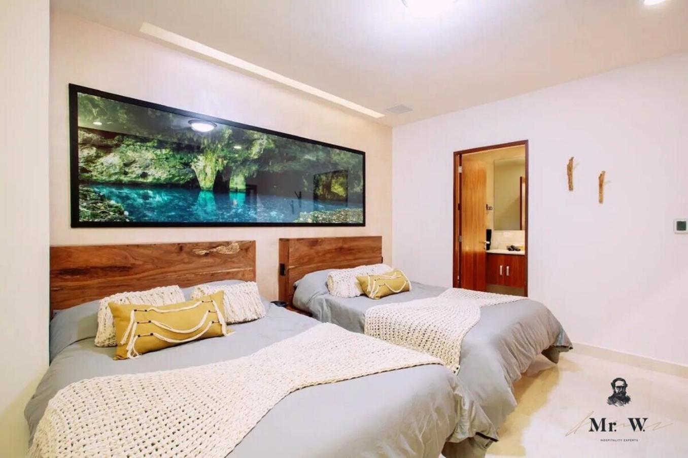 Apartment Oceanview Rooftop Pool Tub Steps To Playa del Carmen
