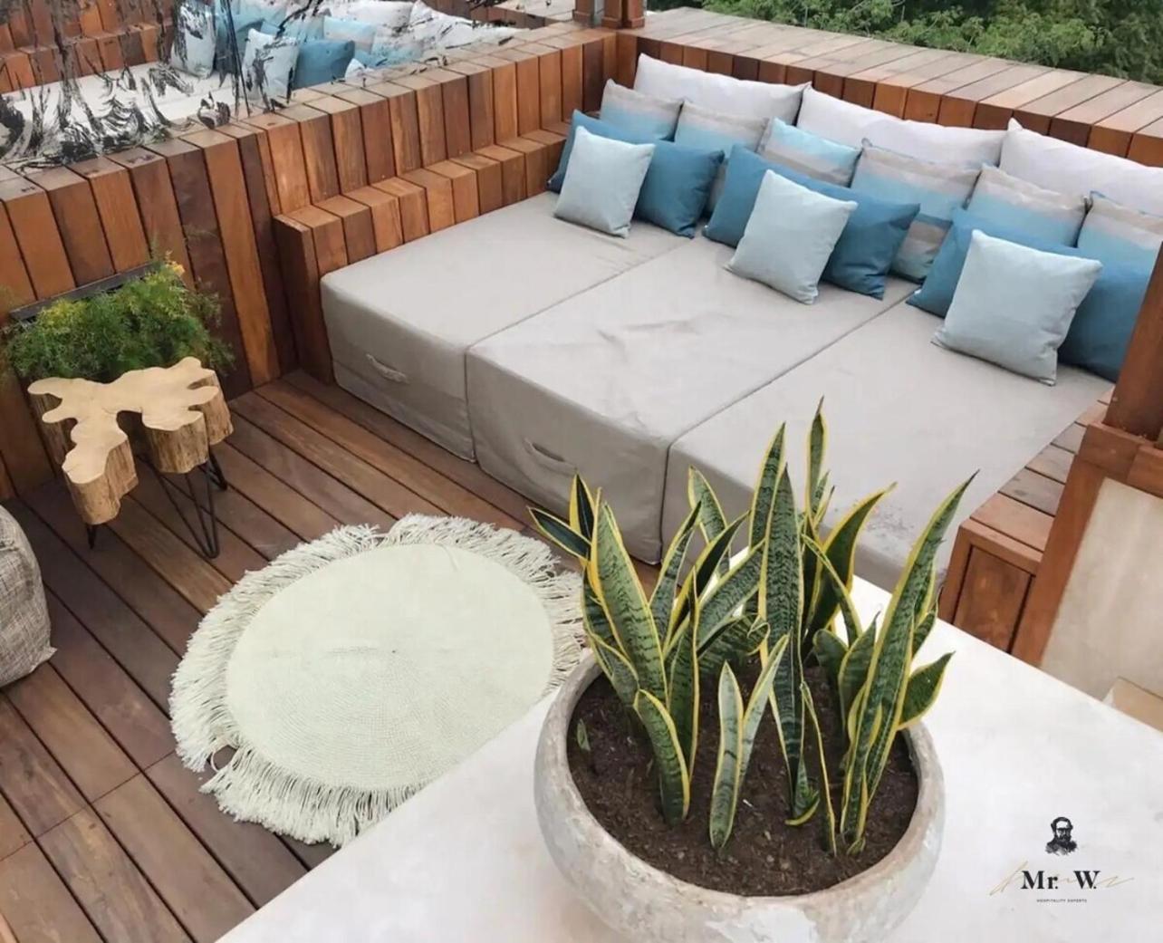 Apartment Oceanview Rooftop Pool Tub Steps To Playa del Carmen
