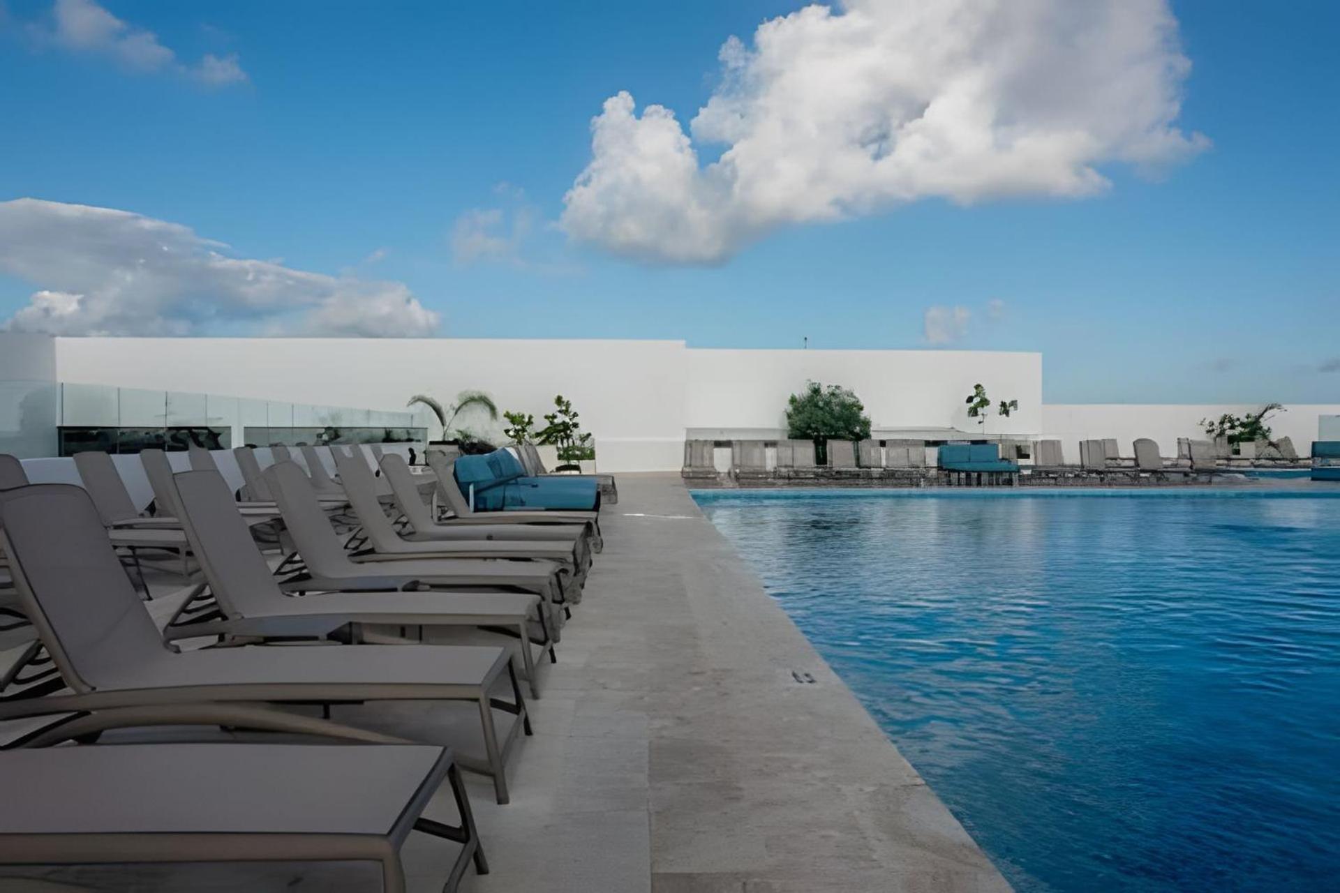 De Diseno Bohemio De 2 Con Enorme Piscina En La Azotea Playa del Carmen