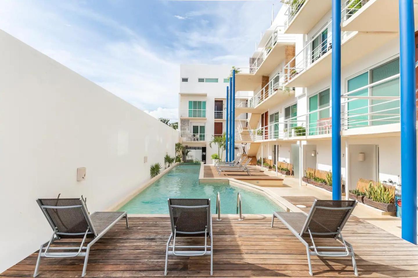 Apartamento 2 Story Ph 3b Heated Jacuzzi Close Street 6 Playa del Carmen