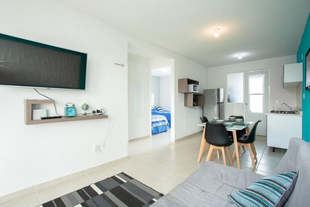 Apartamento Gema Turquesa En Privada Con Seguridad Y Familiar Apartamento