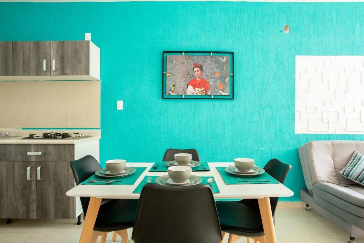 Apartamento Gema Turquesa En Privada Con Seguridad Y Familiar Apartamento *