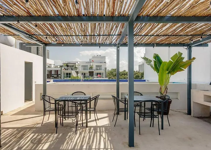 Danzamar 1B With Pool & Rooftop Near Mamitas Beach