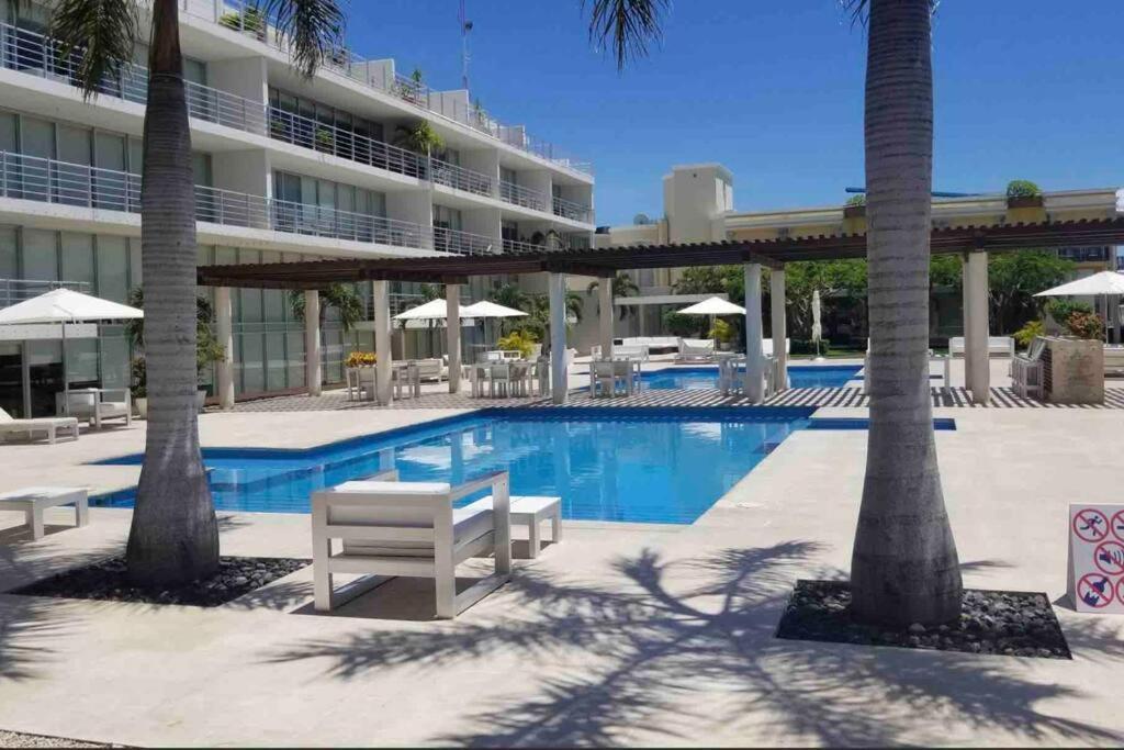 3 Bedroom Ocean View, Gym/parking Apartment Playa del Carmen
