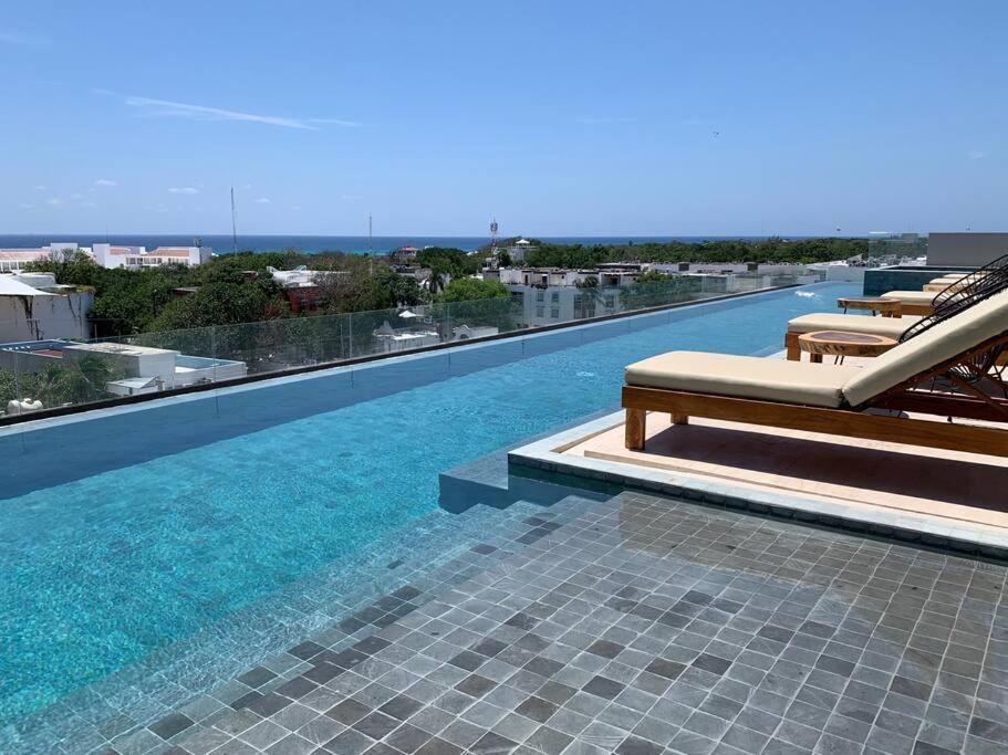 Apartamento Kaab South - Beautiful Big - Rooftop Pool Ocean View Playa del Carmen