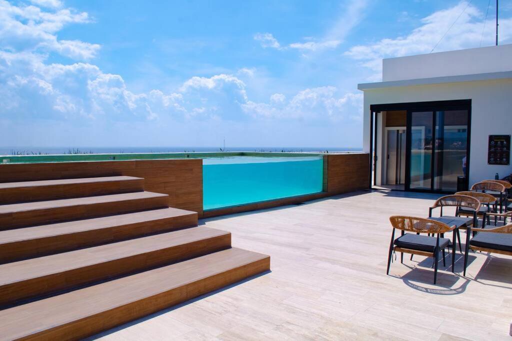 & Ocean View / Pool,jacuzzi & Parking - 423 Musa Playa del Carmen