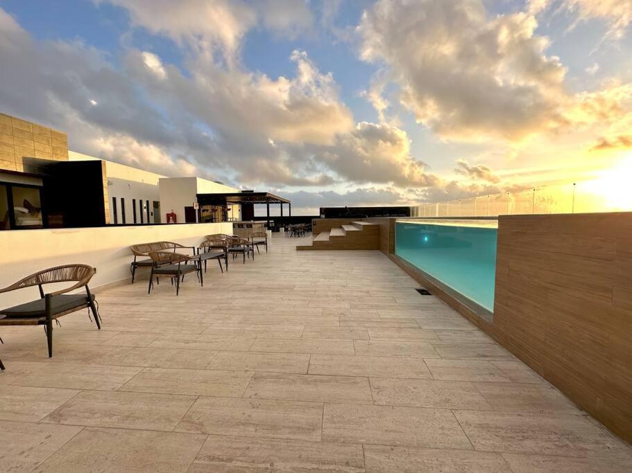 Apartment & Ocean View / Pool,jacuzzi & Parking - 423 Musa Playa del Carmen