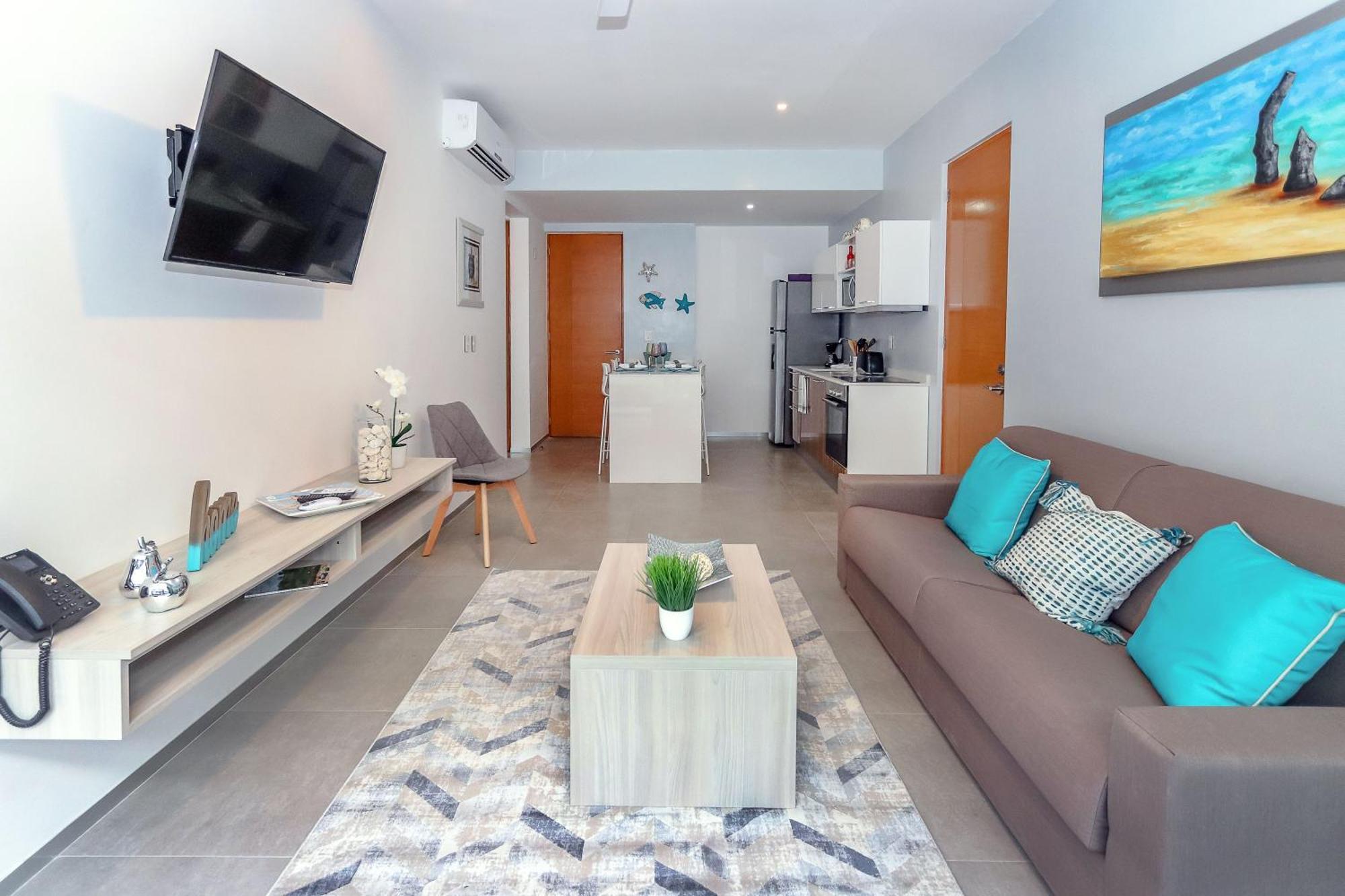 Apartment Luxury 1 Bedroom - 2 Pools & Gym - At The - Descanso Playa del Carmen