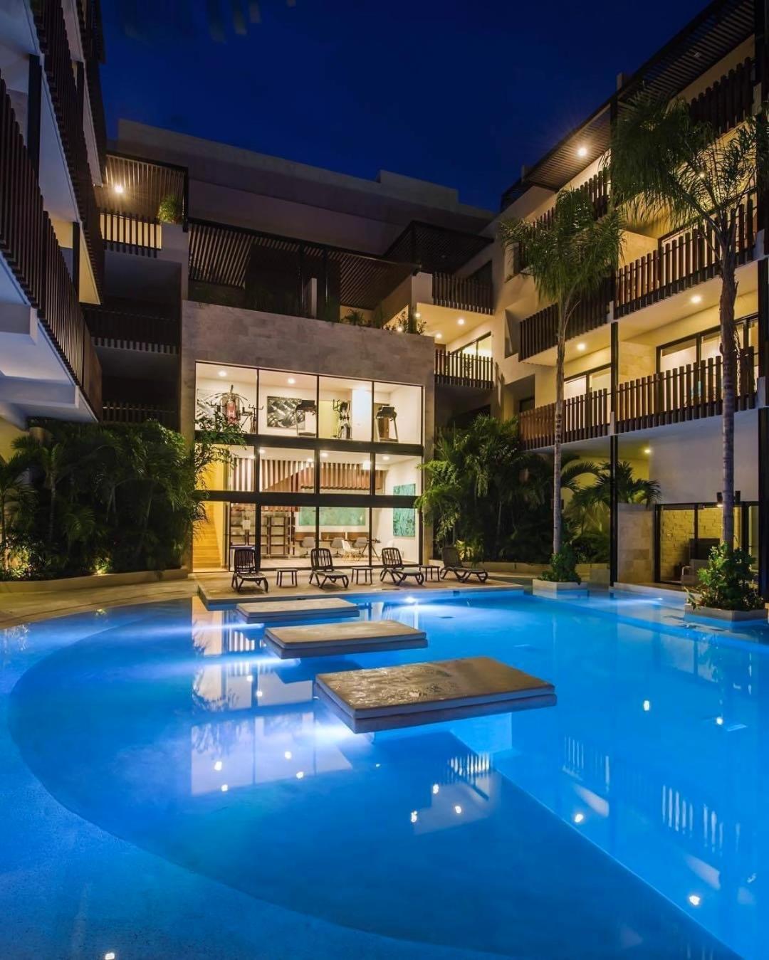 Apartment Tropical 3br Pool Near 5th Avenue & Playa del Carmen