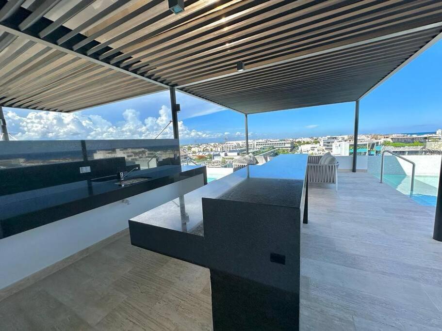 Cozy Modern View W/ Rooftop Pool & Gym - Agama 403 Apartment Playa del Carmen