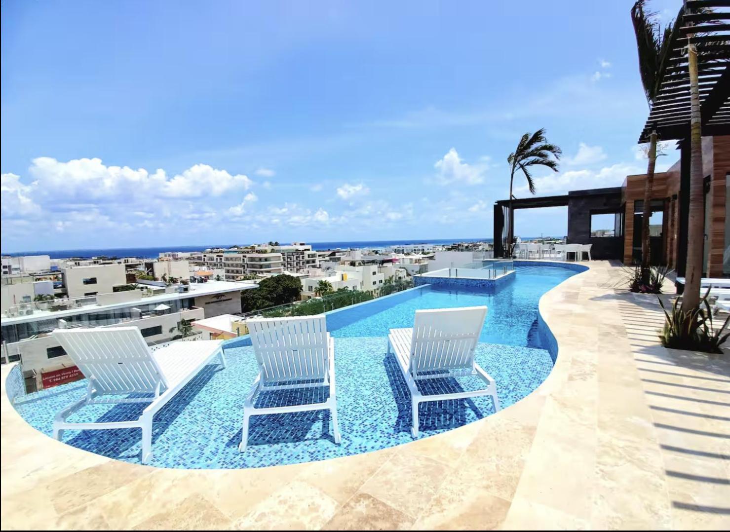 Stylish With Roof Ocean Views Near Mamitas And 5th Ave * Playa del Carmen