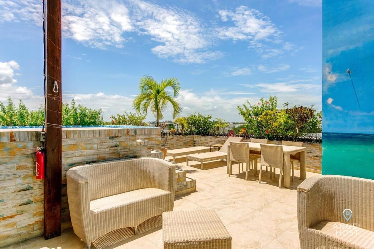 New Private Roof Pool And Bbq 2 Onsite Pools Cafe Apartment Playa del Carmen