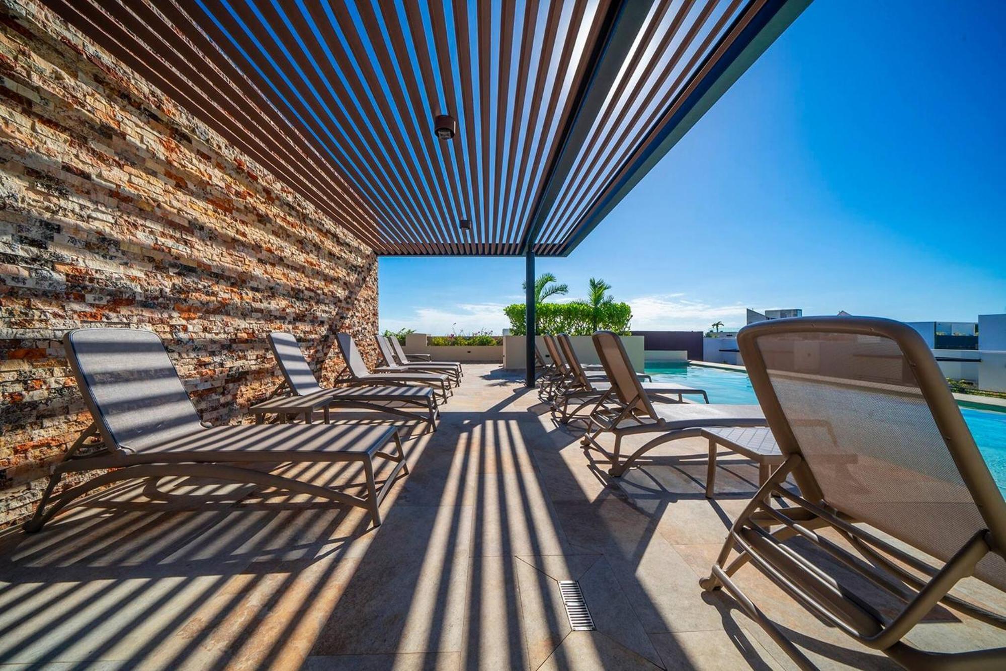 Luxury With Pool And Gym - Modern And - At Syrena 201 Apartamento Playa del Carmen